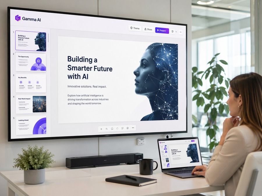 gamma ai crear presentaciones profesionales con ia en minutos