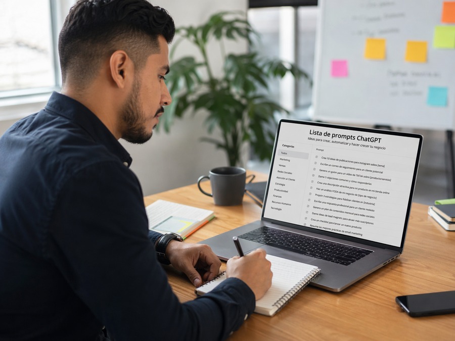 50 prompts de chatgpt para emprendedores listos para copiar