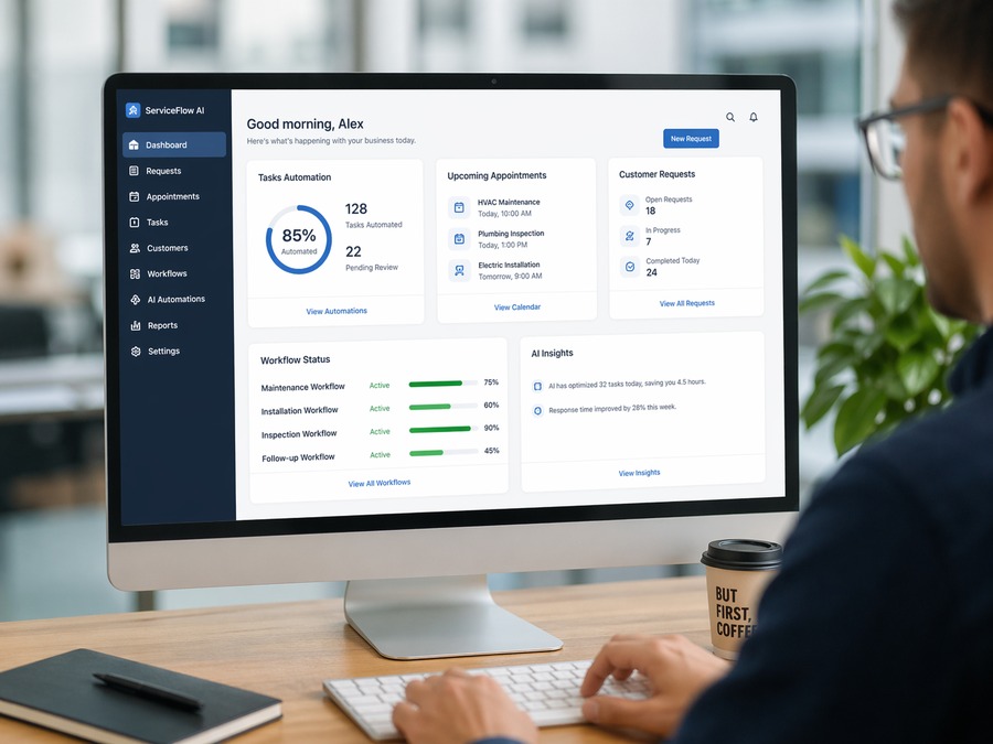 ia para negocios de servicios automatizar y crecer 2026