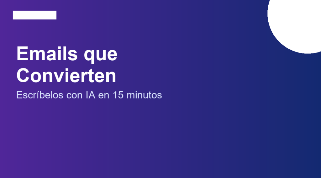 Cómo escribir emails de ventas que convierten usando IA