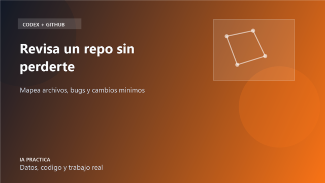 Cómo usar Codex para revisar un repositorio de GitHub sin perderte